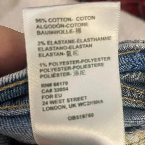 BDG Girlfriend High Rise Cropped Jeans Size 32 - Picture 6 of 6